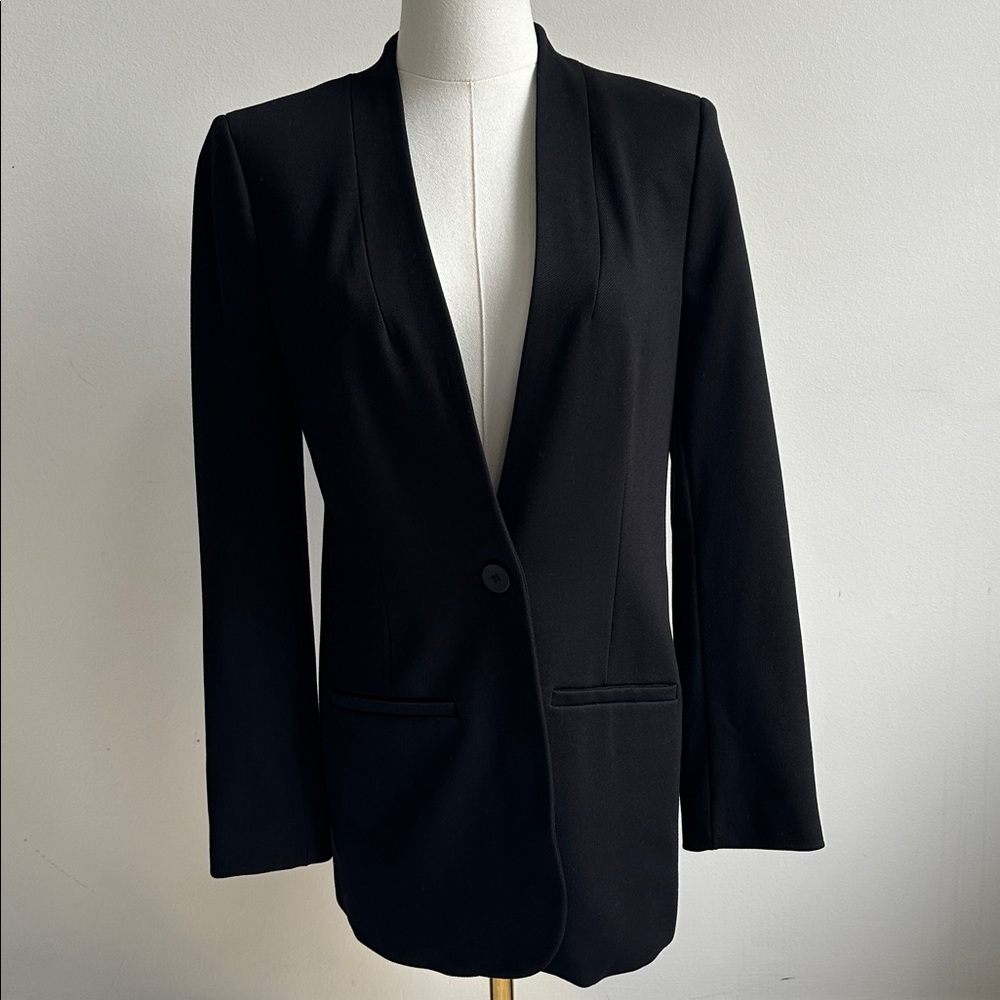 Madewell Womens 00 Tailored Androgynous Minimalist Elevated Blazer Career Office